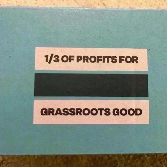 TOMS Alpargata Navy Recycled Cotton Canvas Shoes Size 6 WMN - Worn Once - Picture 3 of 6